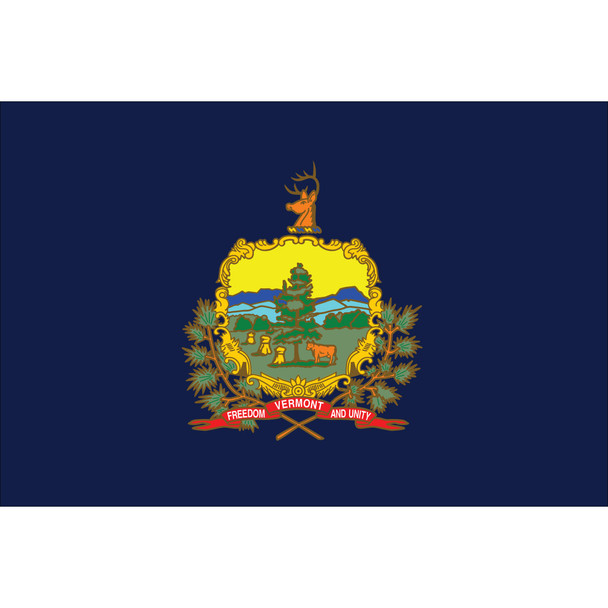 flagpole Vermont State Nylon Flag