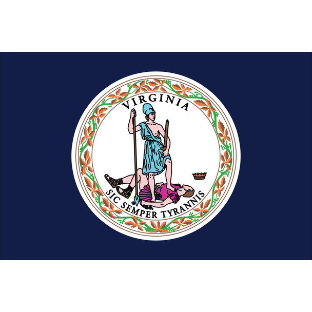 flagpole Virginia State Nylon Flag