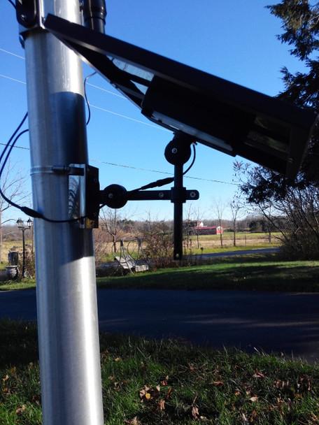 Flagpole High End CREE Bullhorn Solar Flagpole Lighting Kit - Fixed