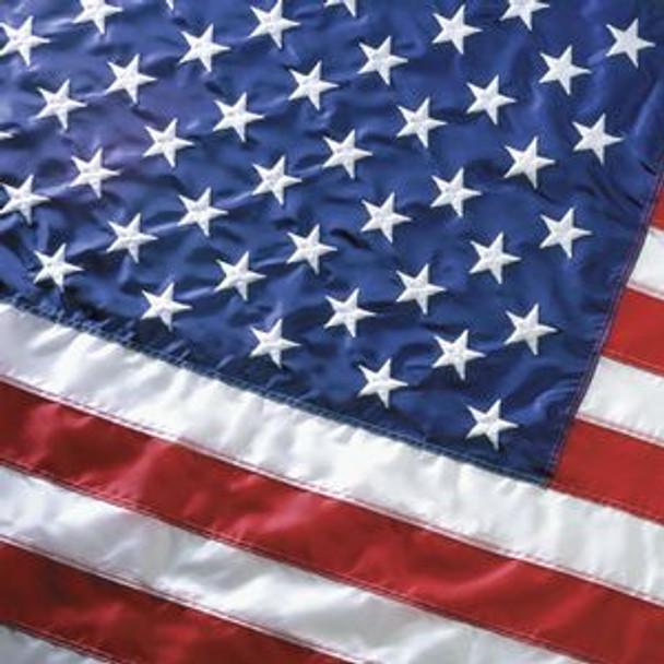 flagpole Valley Forge Perma-Nyl 3ft X 5ft Nylon American Flag