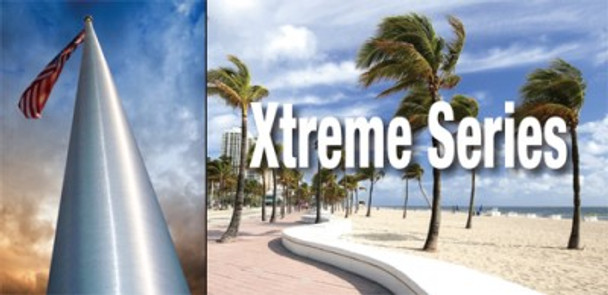 flagpole Xtreme Series - XIWW Internal with Winch - Wire Halyard