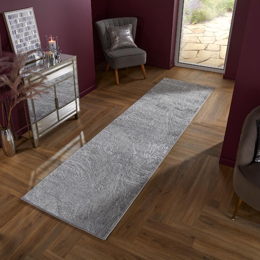 Flair Rugs Arissa Marbled Abstract Runner Rug