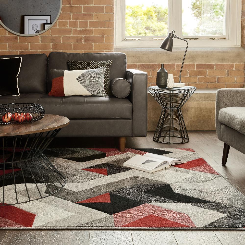 Flair Rugs Aurora Geometric Modern Rug