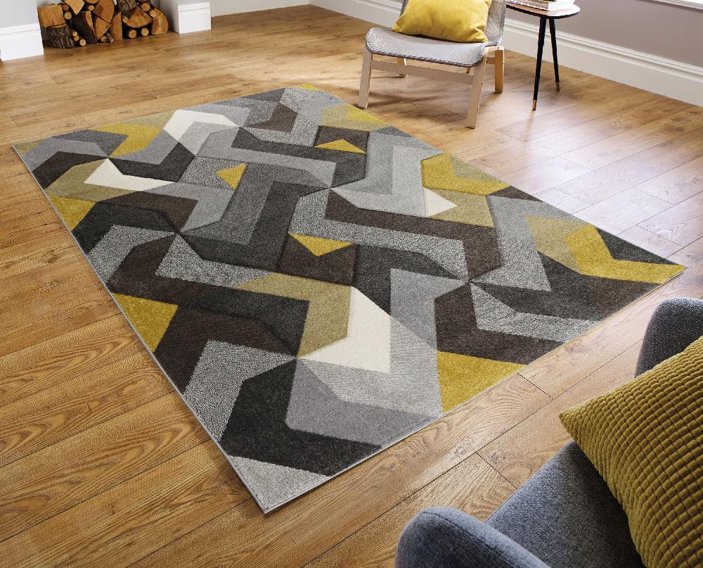 Flair Rugs Aurora Geometric Modern Rug