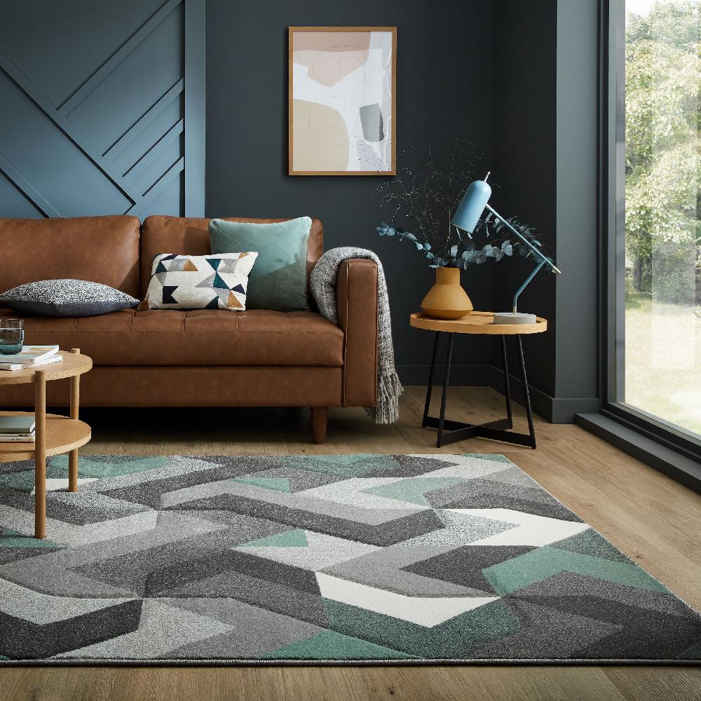 flair rugs Aurora Geometric Modern Rug