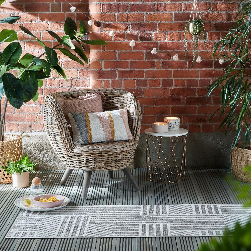 flair rugs Blocks Indoor & Outdoor Geometric Runner