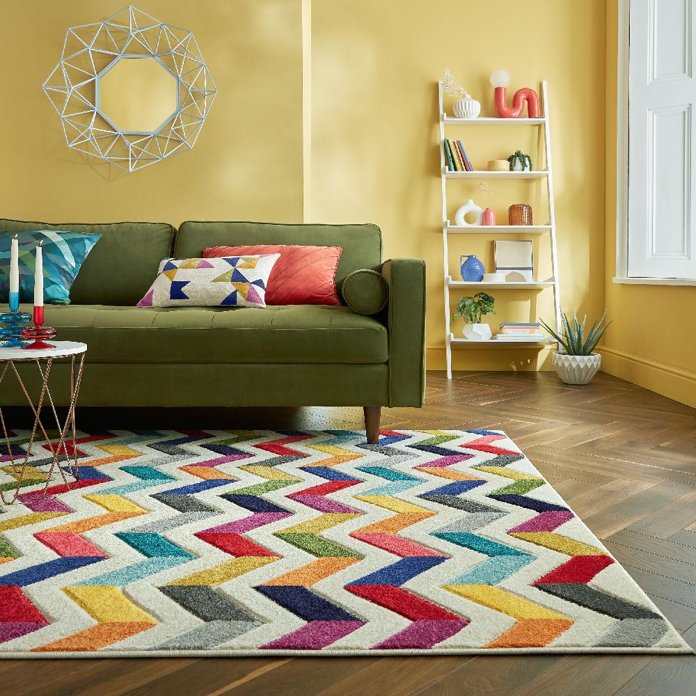flair rugs Bolero Modern Stripe Colourful Rug