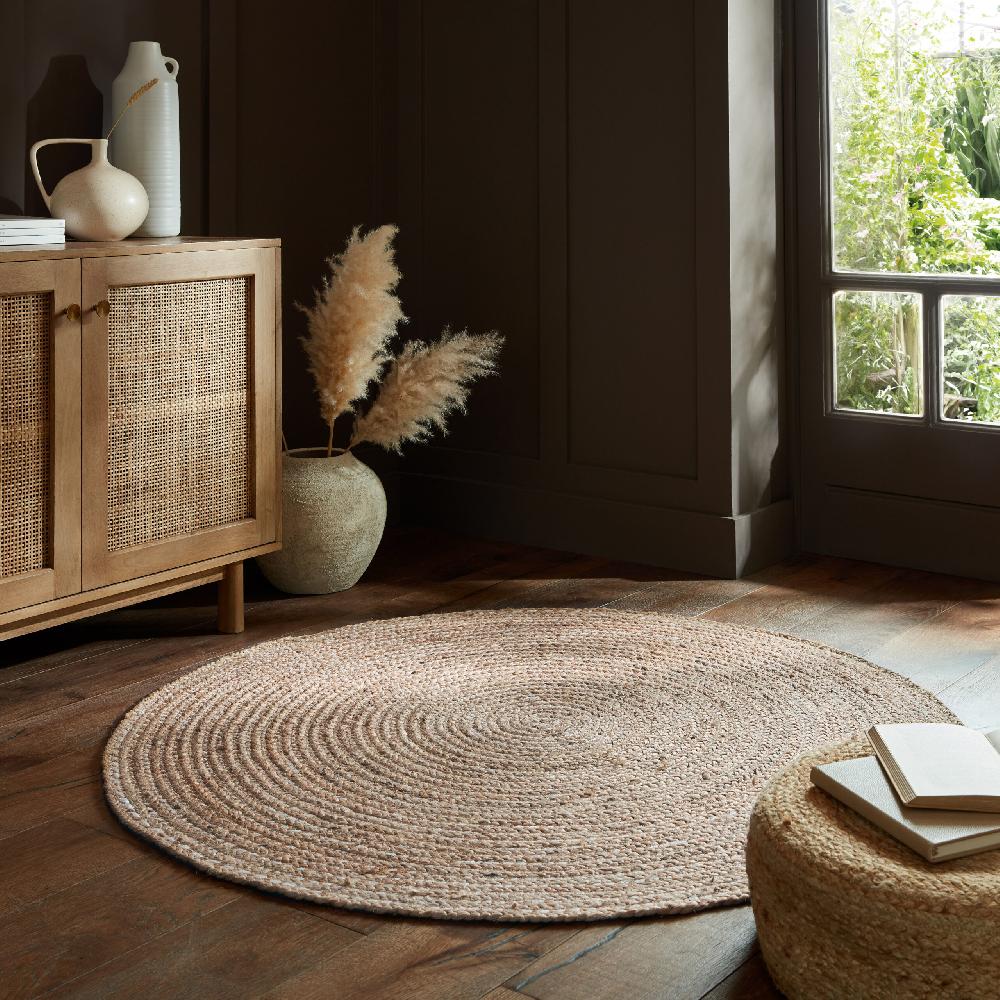 flair rugs Capri Jute Circle Rug