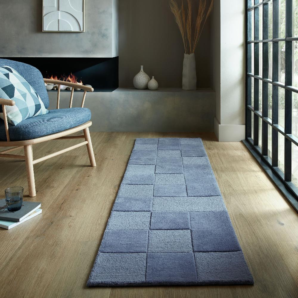 flair rugs Checkerboard Wool Modern Runner