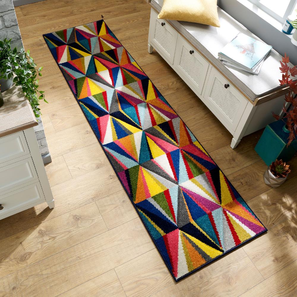 flair rugs Danza Colourful Geometric Runner
