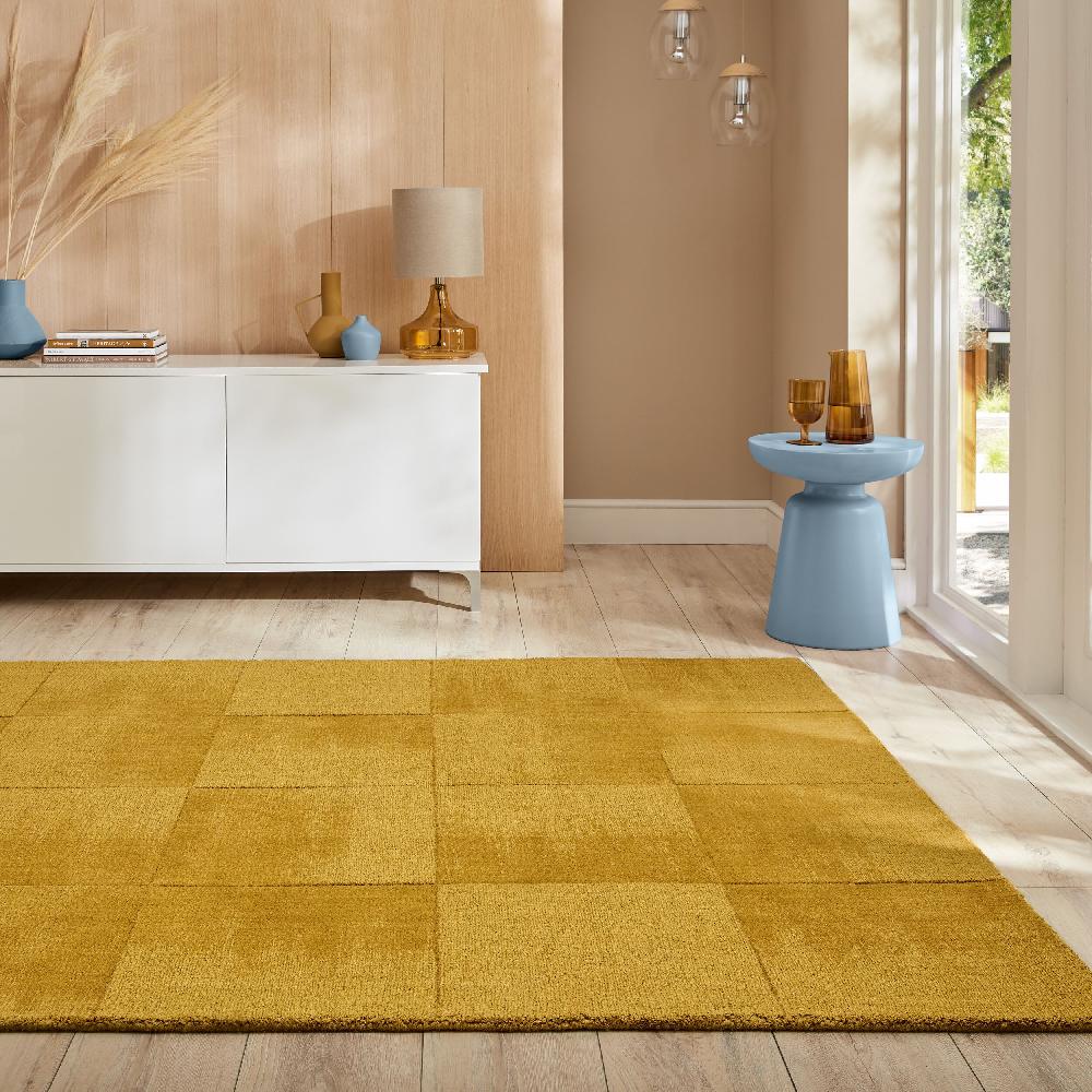 Flair Rugs Demi Check Ombre Wool Rug