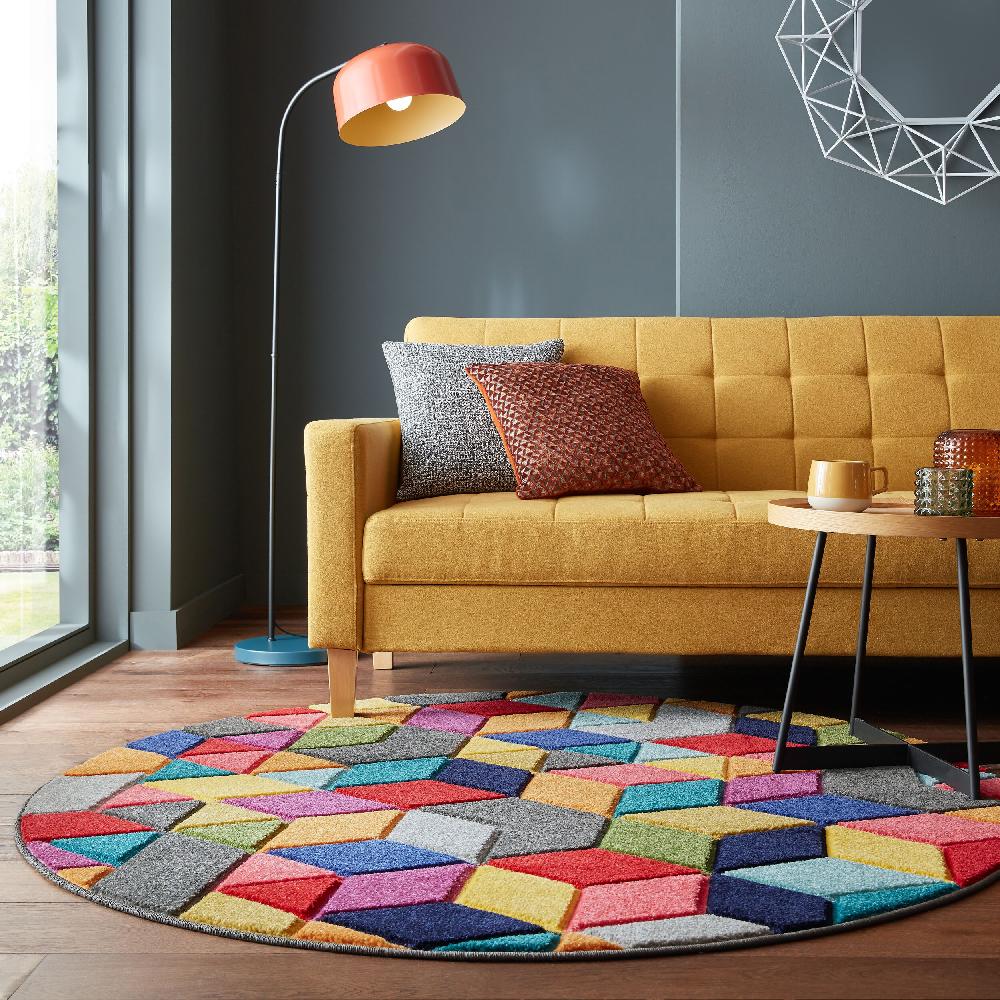 Flair Rugs Dynamic Geometric Colourful Rug