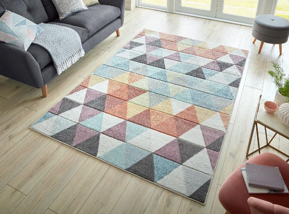 flair rugs Eliza Geometric Modern Multi Rug