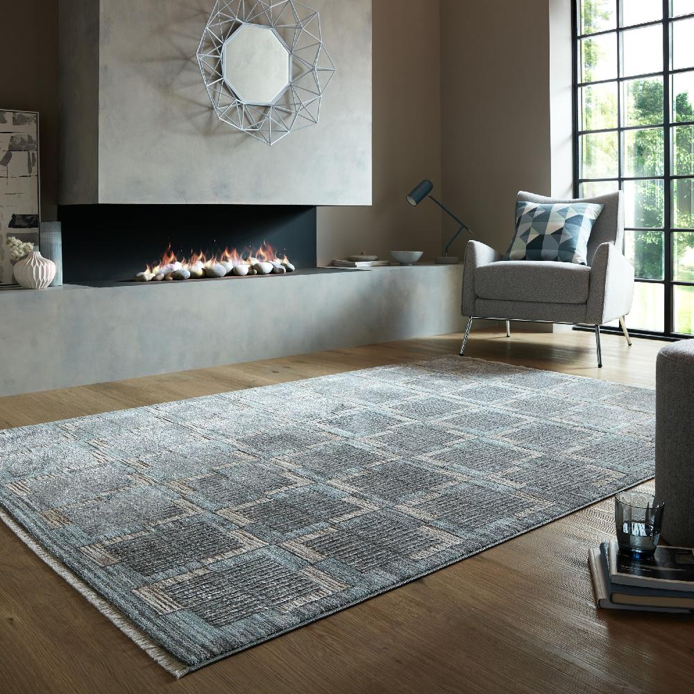 flair rugs Evelyn Blocks Geometric Rug
