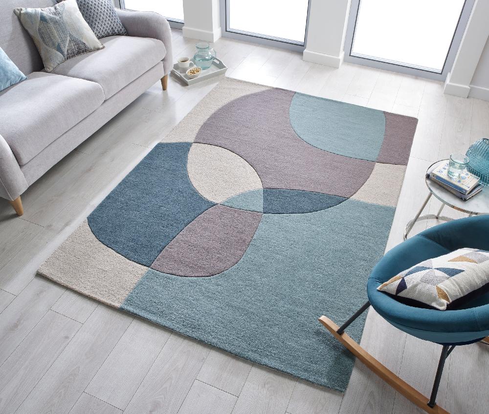 Flair Rugs Glow Wool Modern Rug