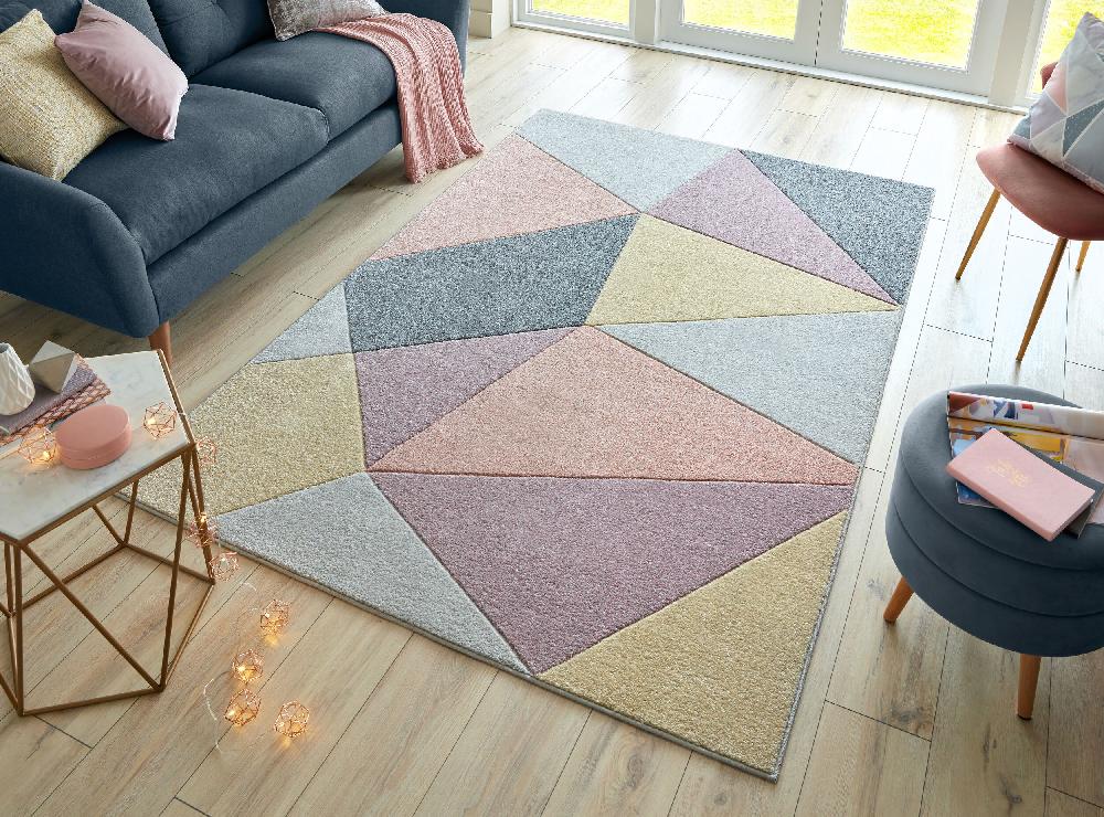 flair rugs Heidi Colourful Geometric Rug