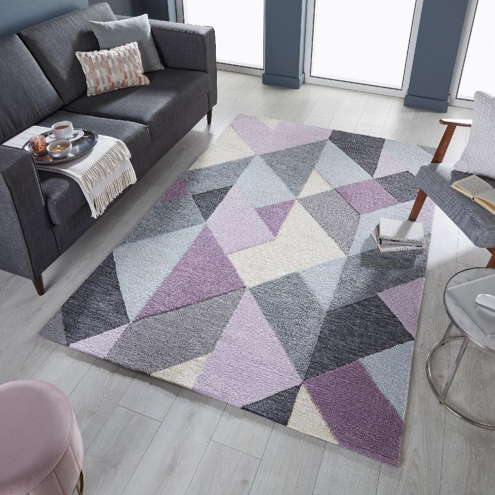 flair rugs Icon Colourful Geometric Patterned Rug