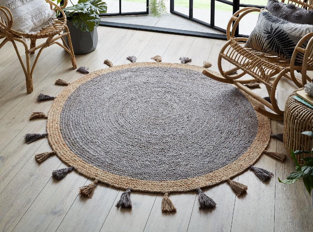 Flair Rugs Istanbul Jute Global Circle Rug