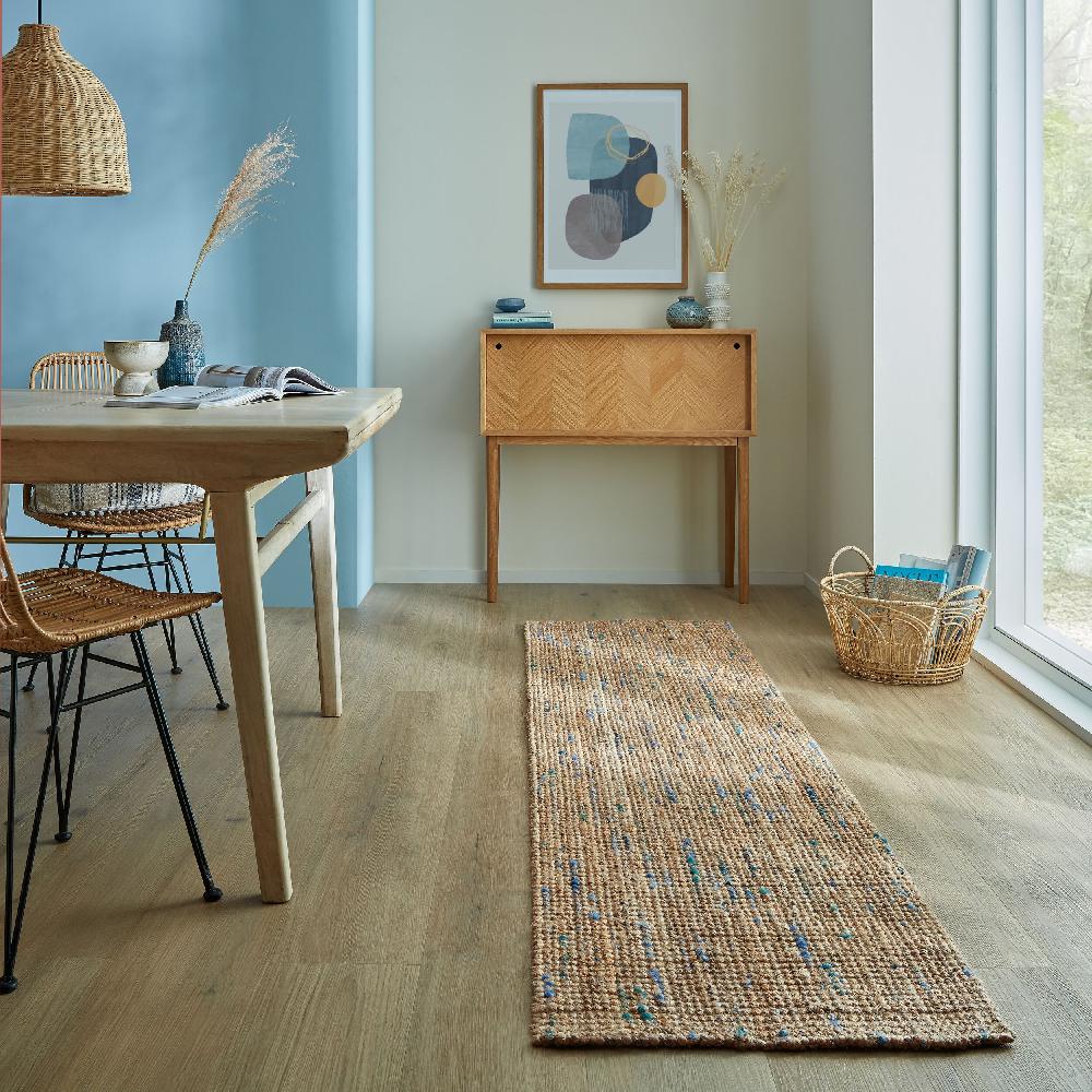 flair rugs Jute Boucle Neutral Runner