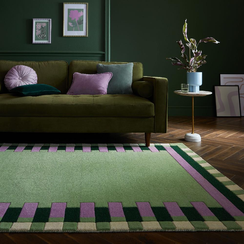 Flair Rugs Kai Wool Border Rug