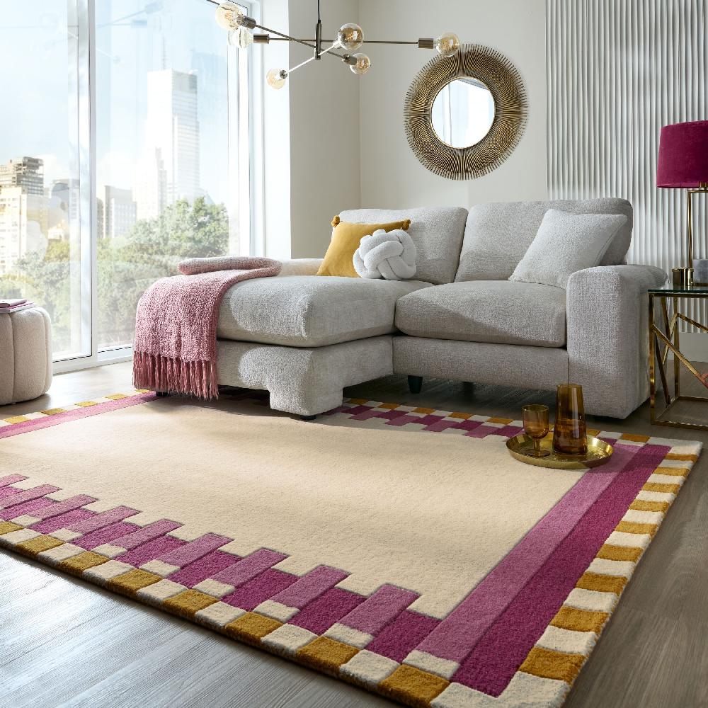 Flair Rugs Kai Wool Border Rug