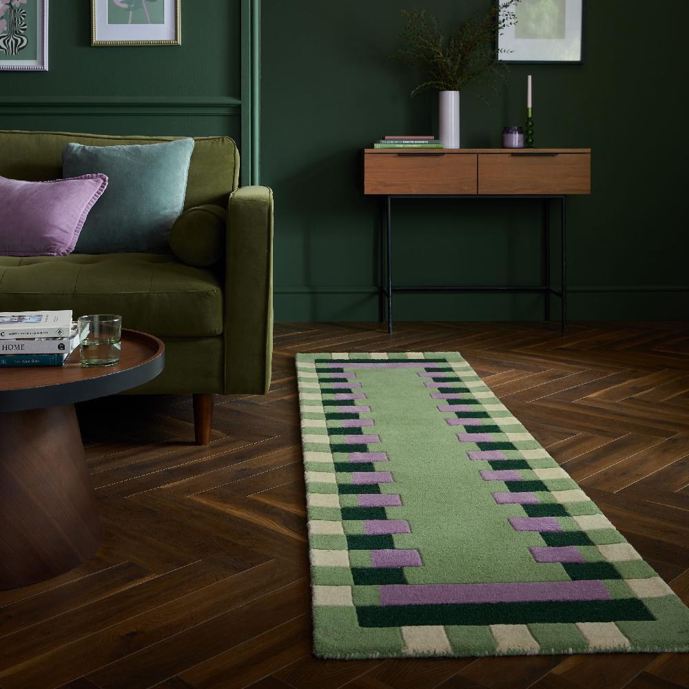 Flair Rugs Kai Wool Border Runner
