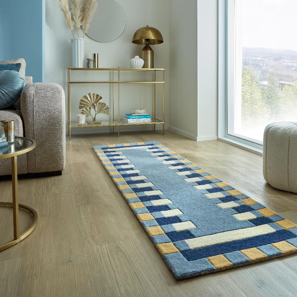 flair rugs Kai Wool Border Runner