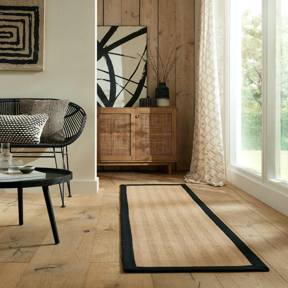 Flair Rugs Kira Jute Herringbone Global Runner Rug