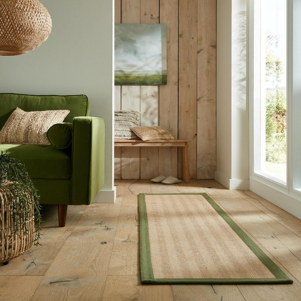 flair rugs Kira Jute Herringbone Global Runner Rug