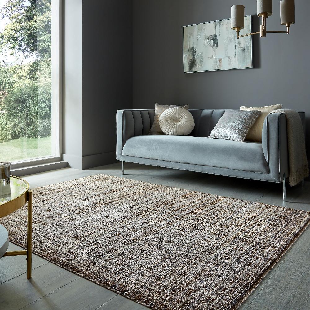 flair rugs Lattice Linear Recycled Rug