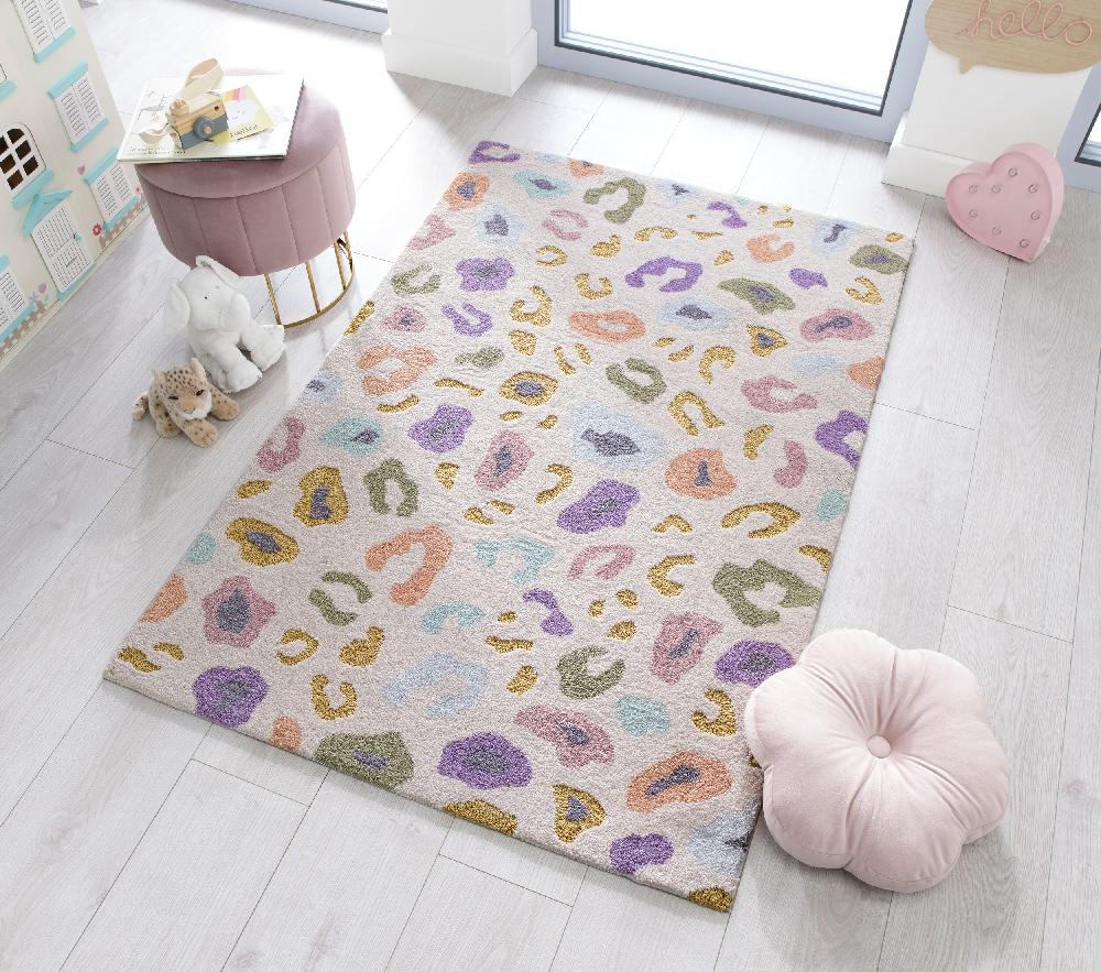 flair rugs Leopard Brights Kids Rug