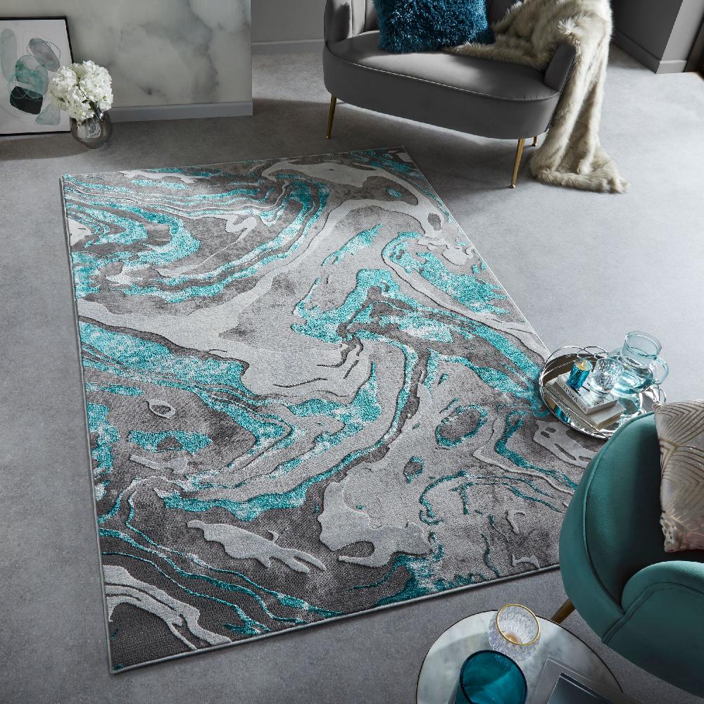 flair rugs Marbled Abstract Modern Rug
