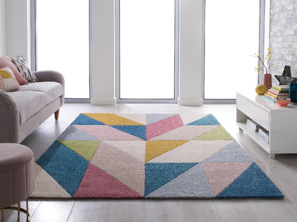 flair rugs Metro Colourful Geometric Rug
