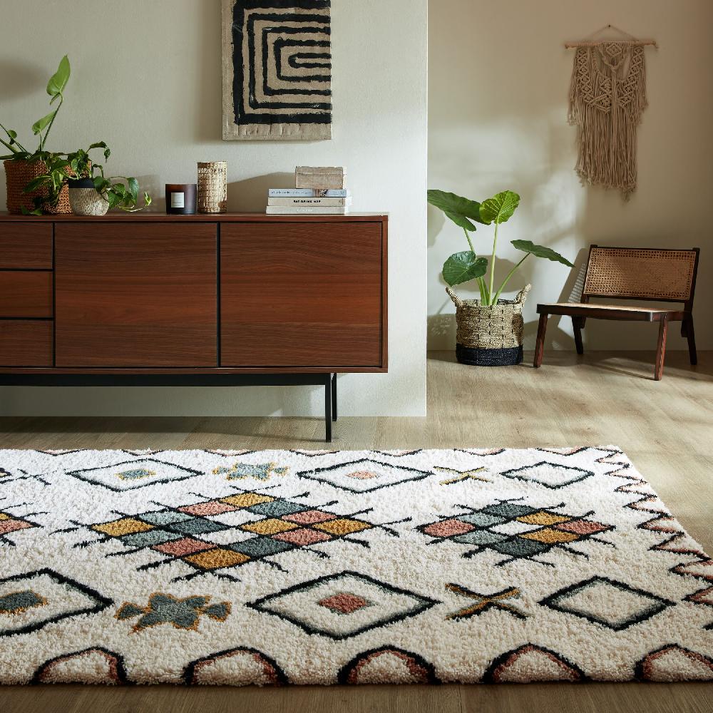 flair rugs Midar Shaggy Berber Wool Rug