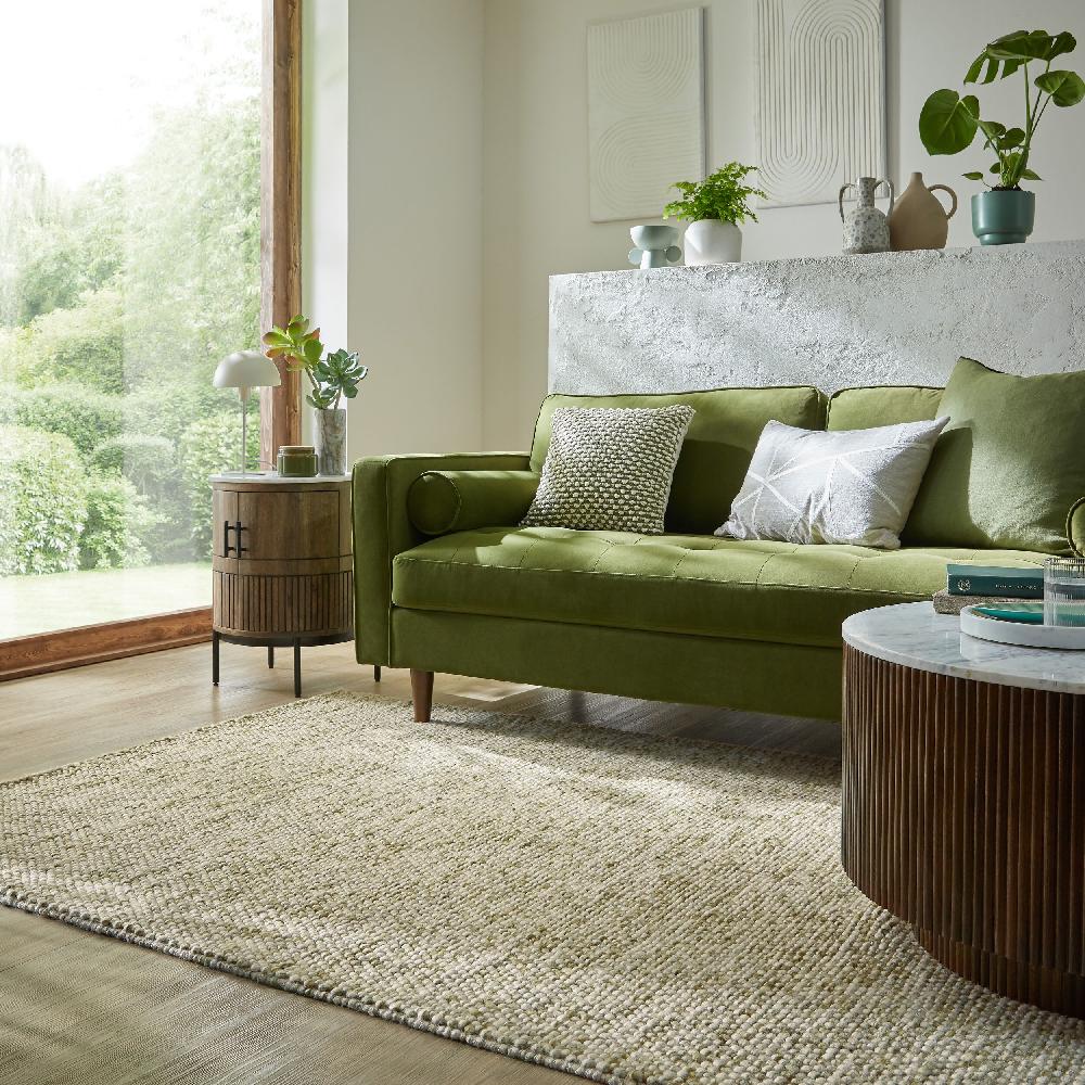 flair rugs Minerals Wool Blend Neutral Rug