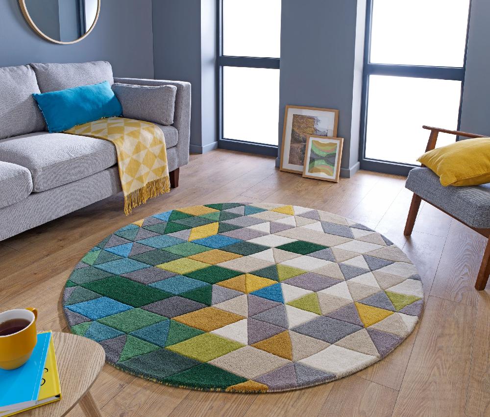 Flair Rugs Prism Wool Geometric Rug