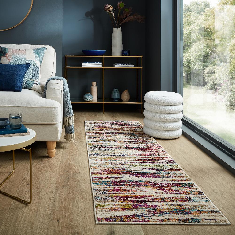 flair rugs Refraction Abstract Patterned Runner