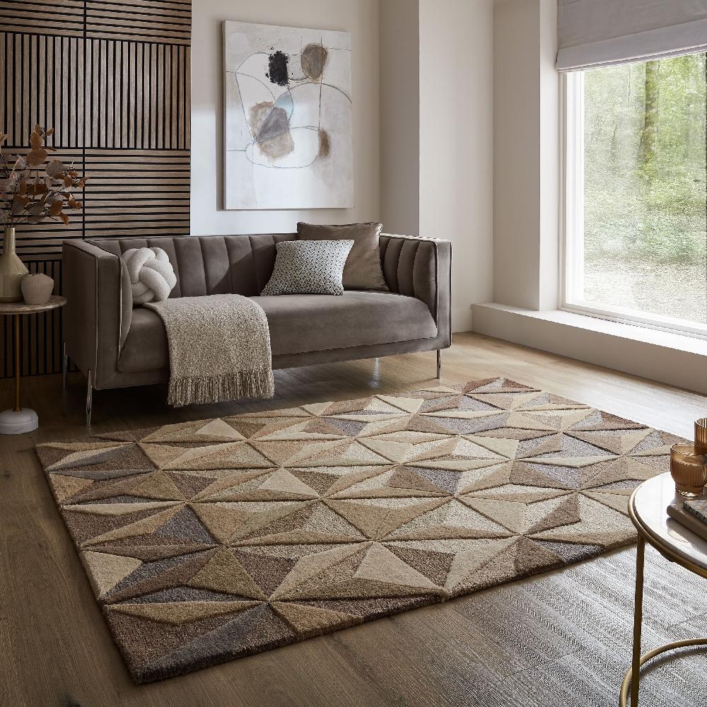 Flair Rugs Reverie Wool Geometric Rug