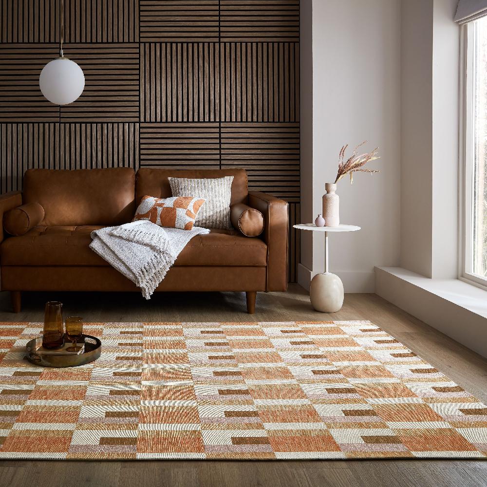 flair rugs Riley Block Geometric Rug