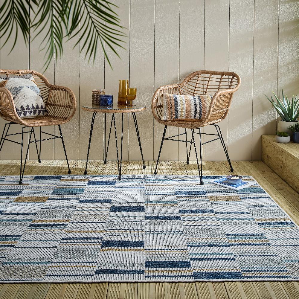 flair rugs Rosco Geometric Indoor Outdoor Rug
