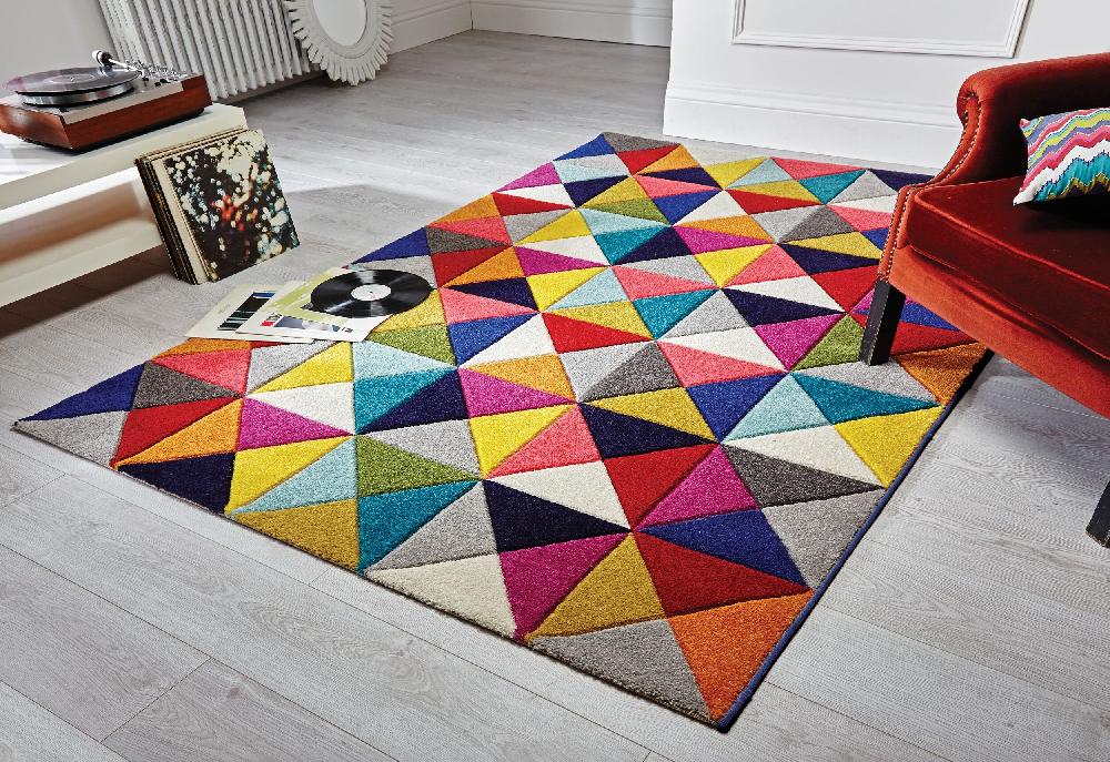 flair rugs Samba Geometric Colourful Rug
