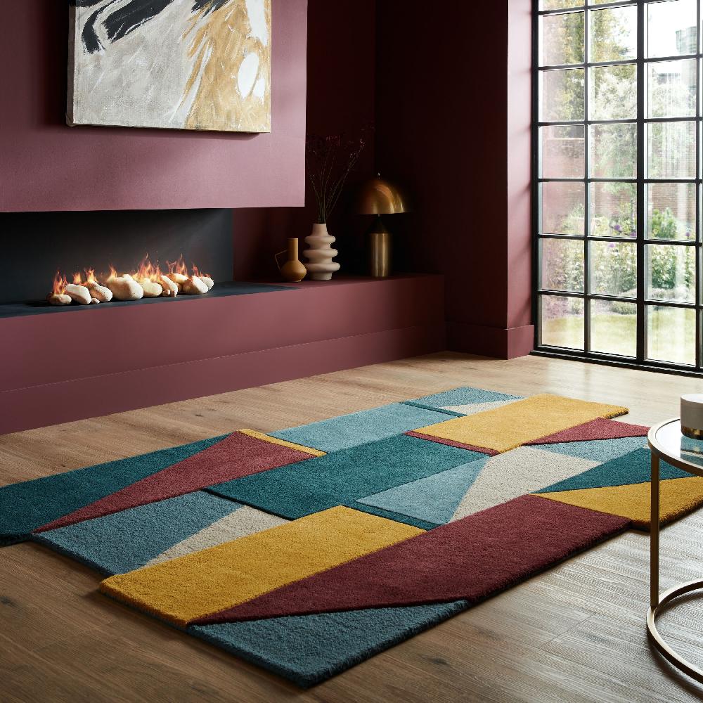 flair rugs Shuffle Shaped Wool Rug
