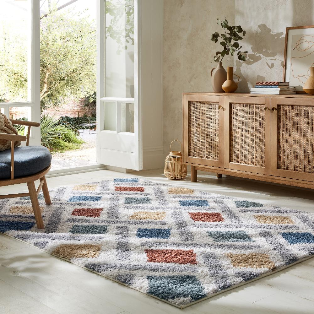 flair rugs Sketch Geometric Berber Rug