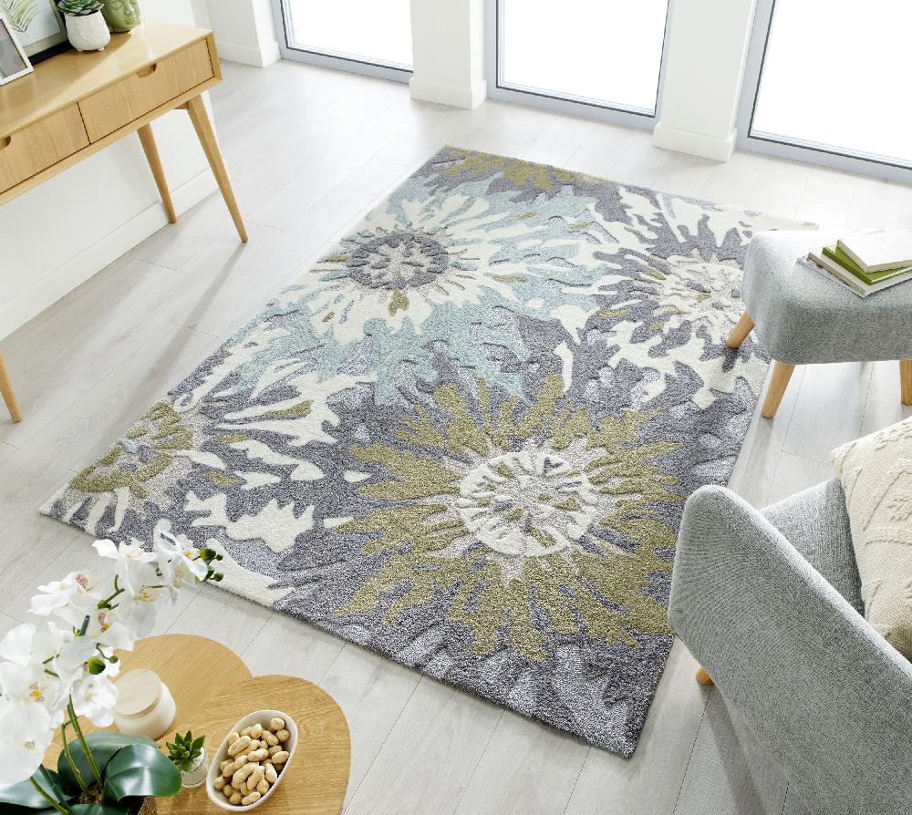 Flair Rugs Soft Floral Motif Rug