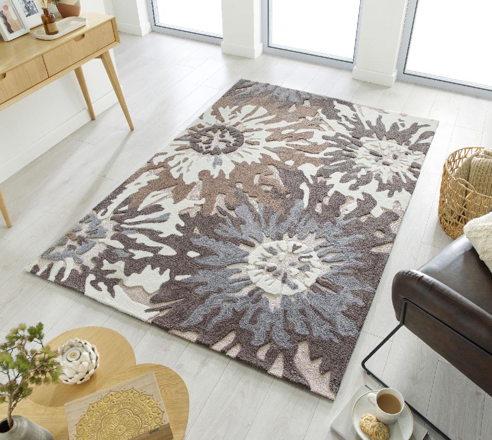 Flair Rugs Soft Floral Motif Rug