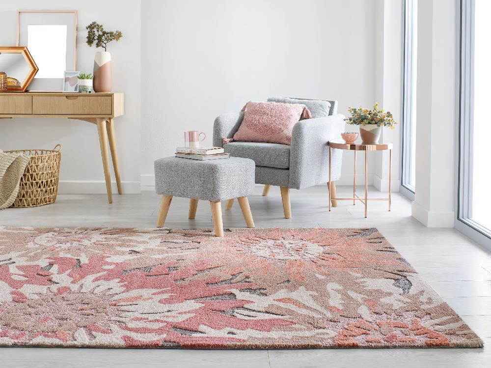 Flair Rugs Soft Floral Motif Rug