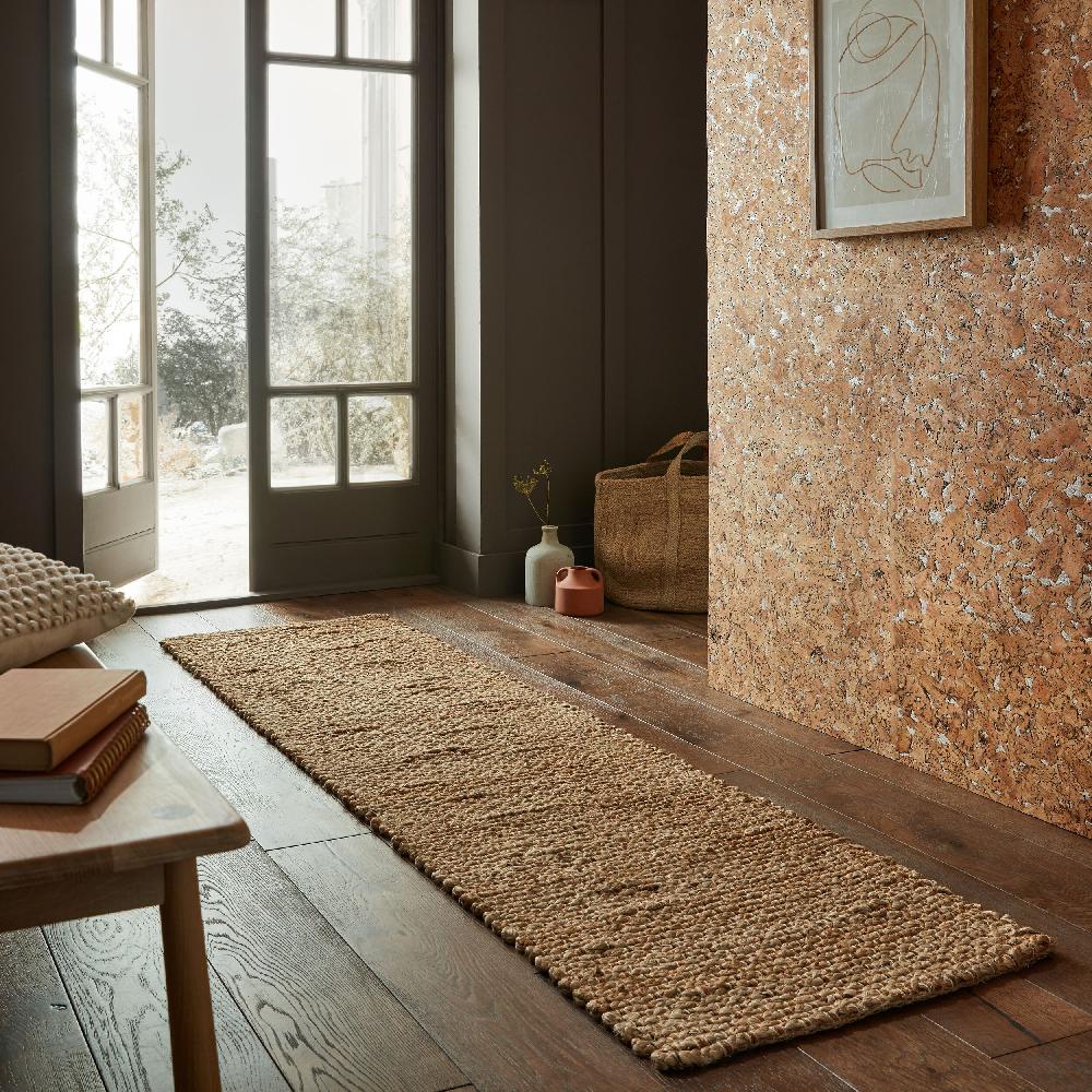 flair rugs Sol Jute Chunky Weave Runner Rug