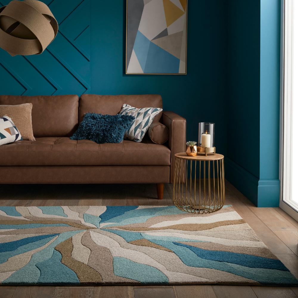 Flair Rugs Splinter Abstract Design Rug