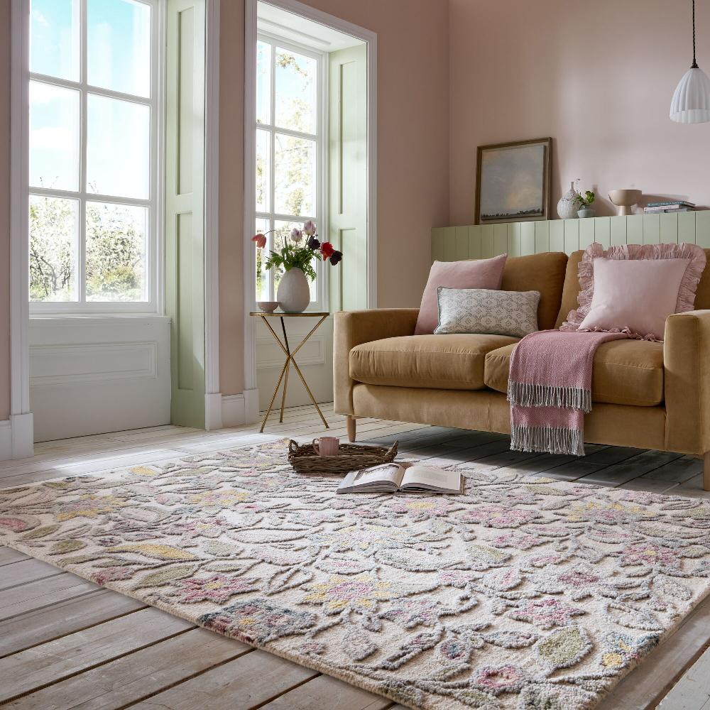 flair rugs Tania Floral Wool Rug