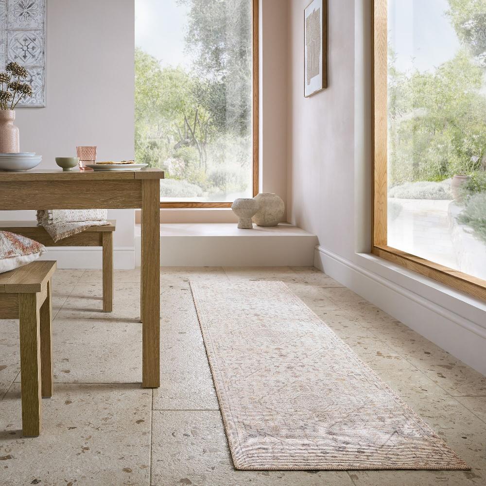 flair rugs Teo Washable Traditional Runner Rug